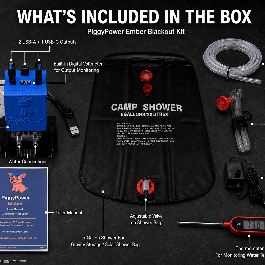 PiggyPower Ember Blackout Kit