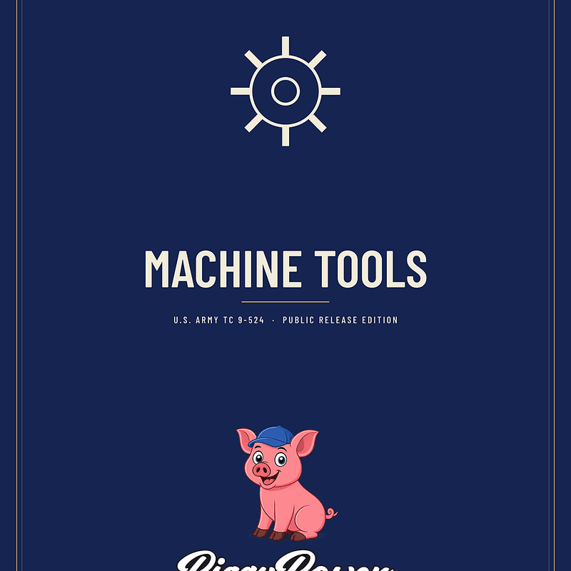 Machine Tools — (311 Pages)